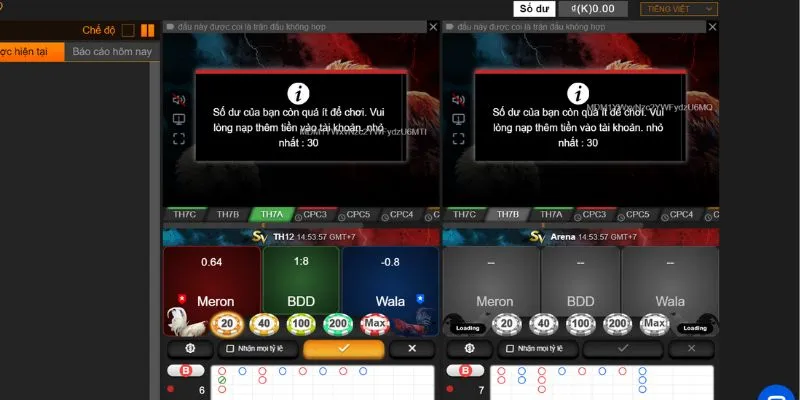 Các cửa cược được cung cấp cũng khá đa dạng